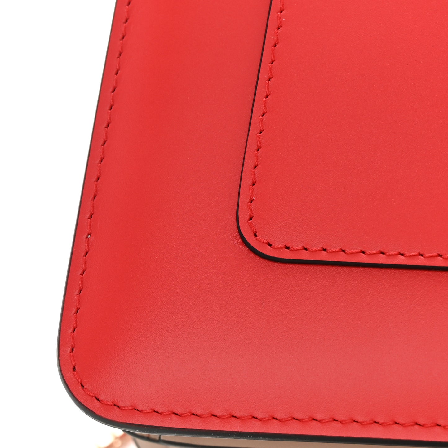 Calfskin Serpenti Forever Top Handle Red Milky Opal
