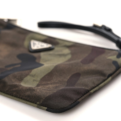 Prada Tessuto Nylon Saffiano Wristlet Mimetico 9 of 9