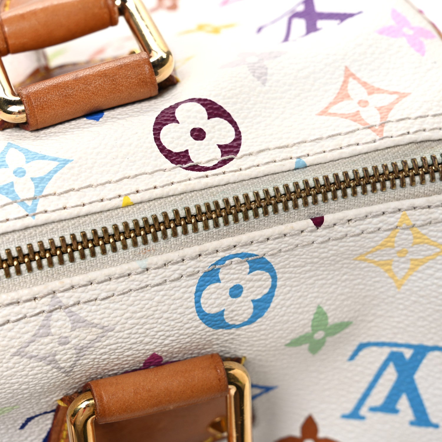 Louis Vuitton Monogram Multicolor Speedy 30 White 12 of 15