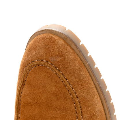 Hermes Suede Goatskin Womens Foch 60 Pumps 38.5 Naturel 9 of 10