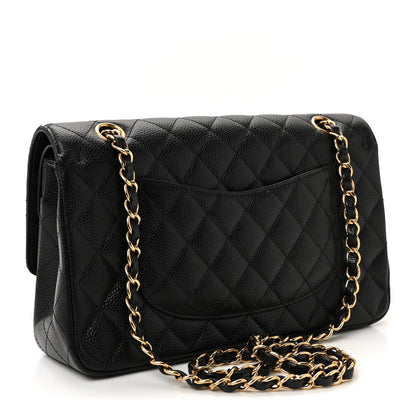 Chanel Caviar Quilted Medium Double Flap Black 3 of 10