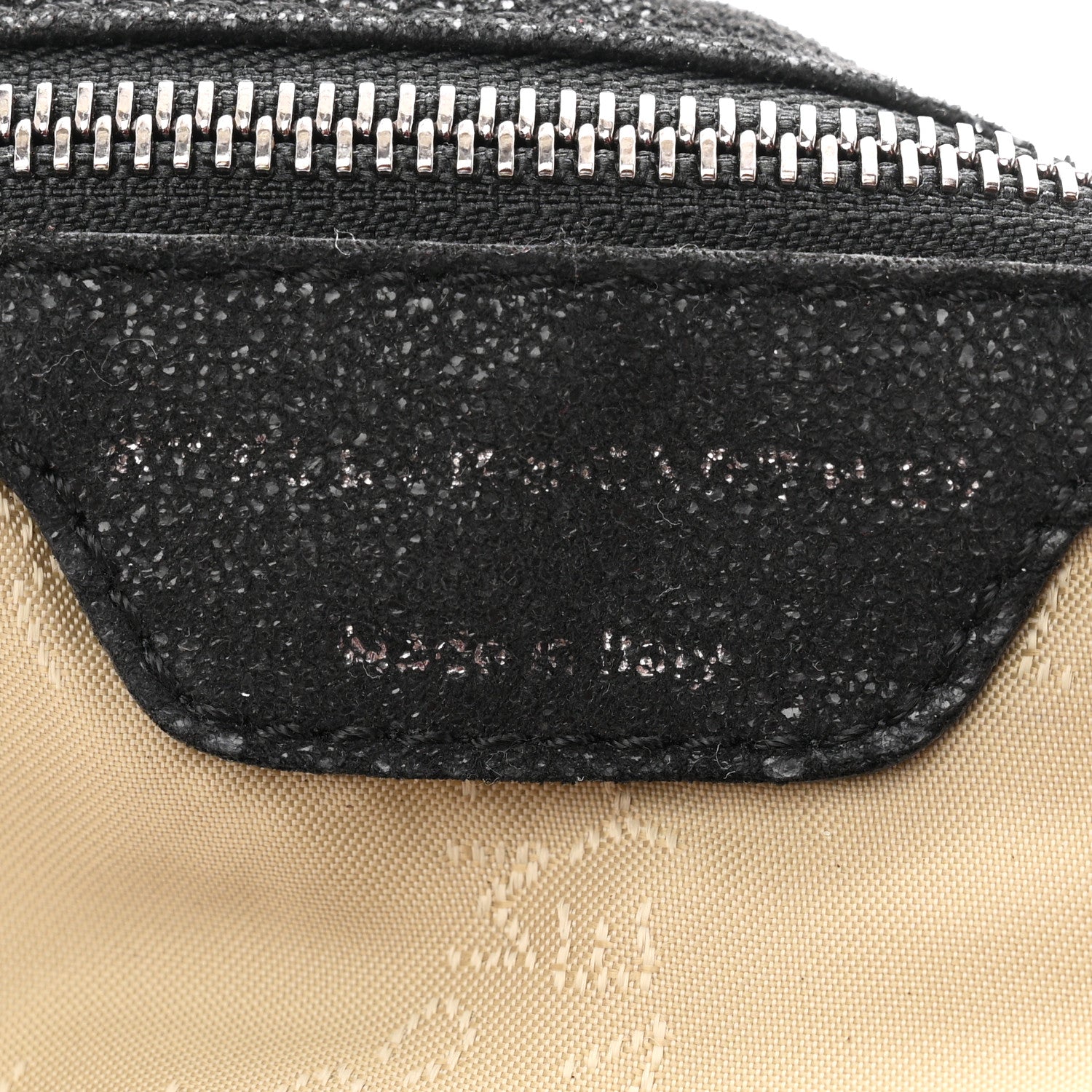 Stella McCartney Shaggy Deer Small Falabella Fold Over Tote Black 6 of 9