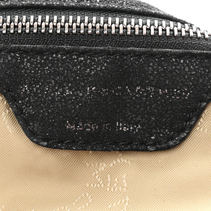 Stella McCartney Shaggy Deer Small Falabella Fold Over Tote Black 6 of 9