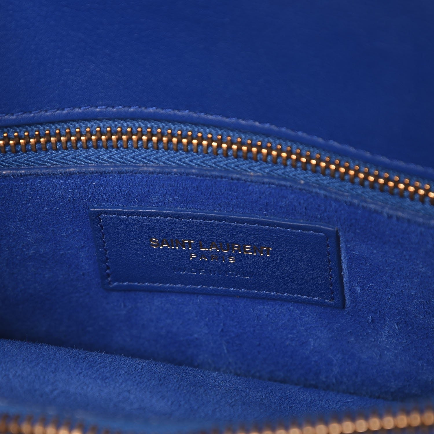 Saint Laurent Calfskin Small Sac De Jour Blue Majorelle 6 of 8