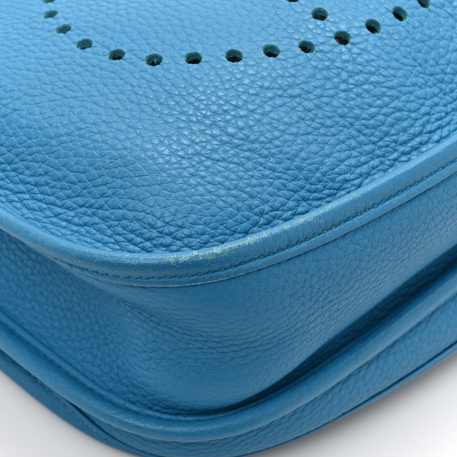 Hermes Taurillon Clemence Evelyne III PM Bleu Zanzibar 11 of 18