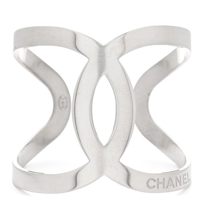 Chanel Metal CC Cuff Silver 1 of 4