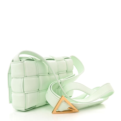 Bottega Veneta Nappa Maxi Intreccio Small Padded Cassette Crossbody Bag Glacier 3 of 9