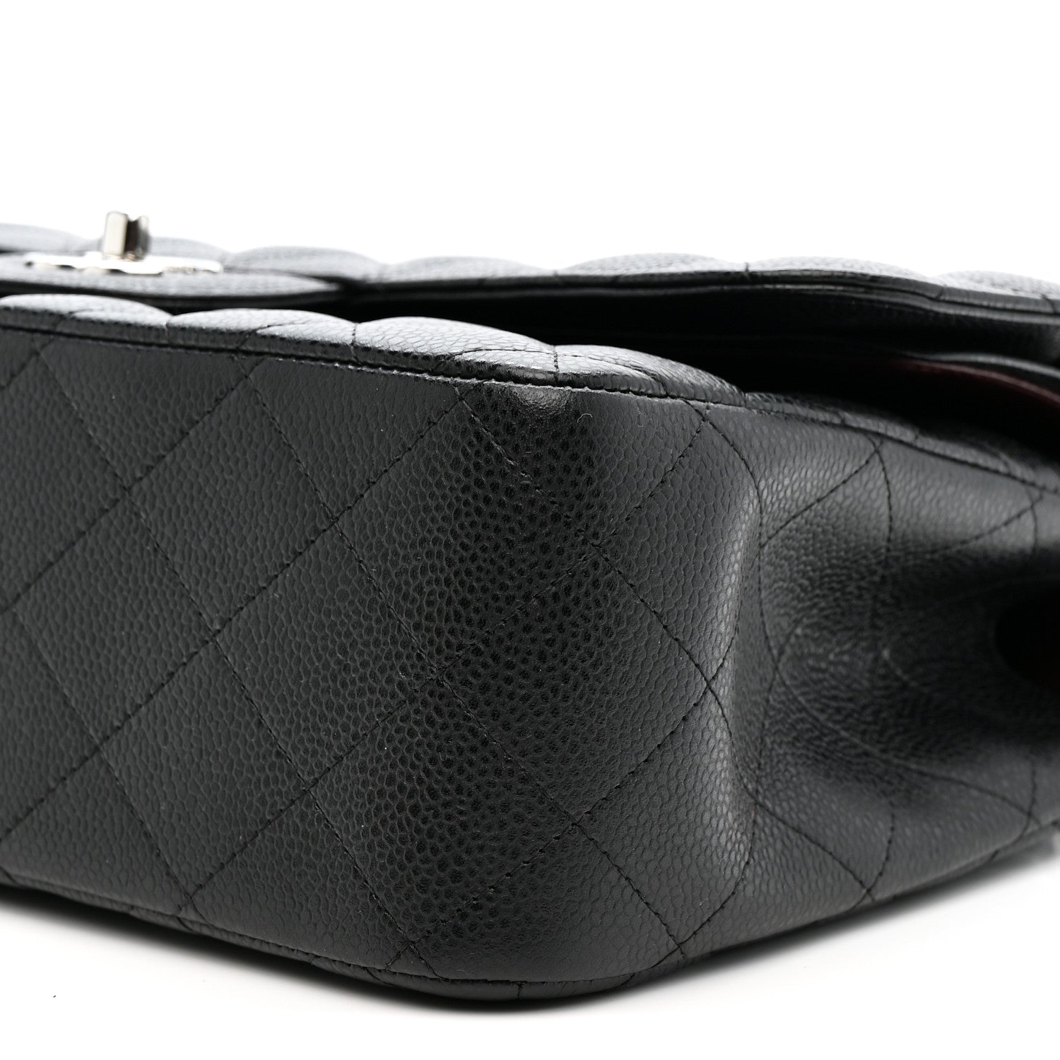 Chanel Caviar Quilted Jumbo Double Flap Black 10 of 11