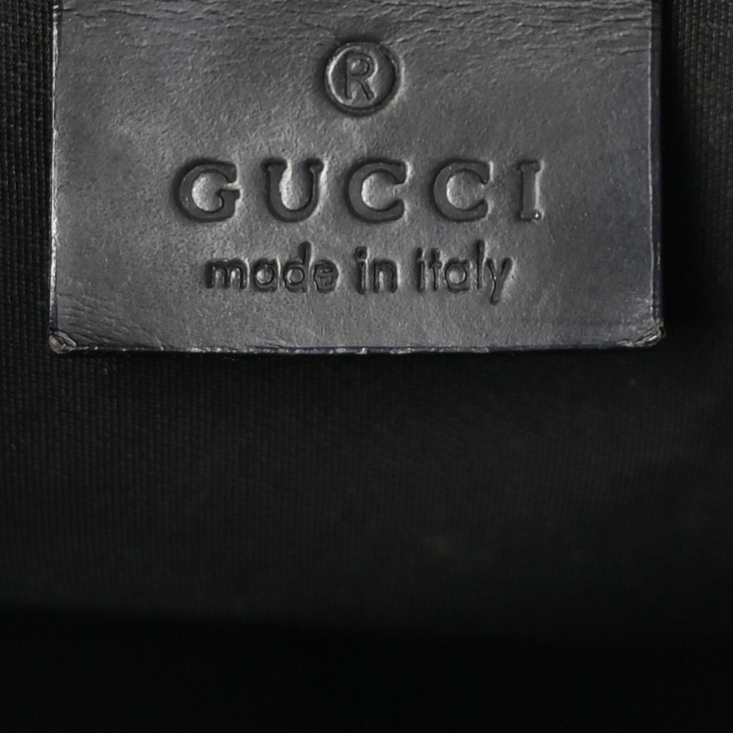 Nylon Monogram Bamboo Handle Bag Black