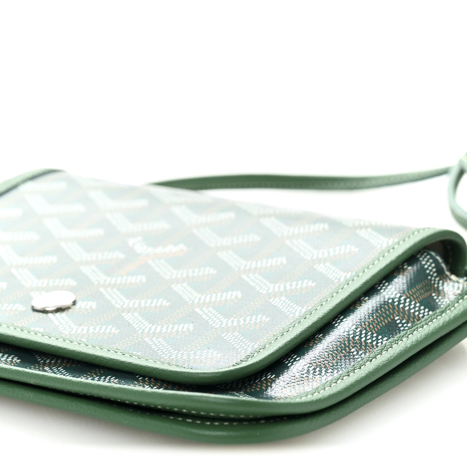 Goyard Goyardine Plumet Wallet Clutch Green 11 of 11