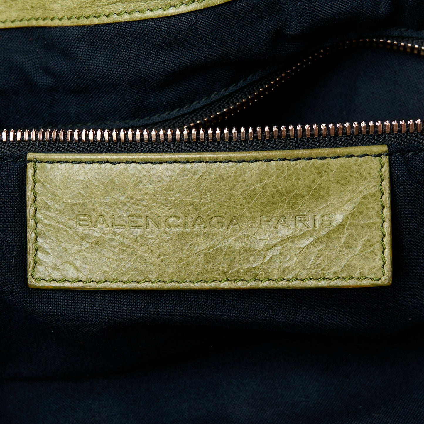 Agneau Giant 21 Rose Gold Hardware Work Vert Militaire