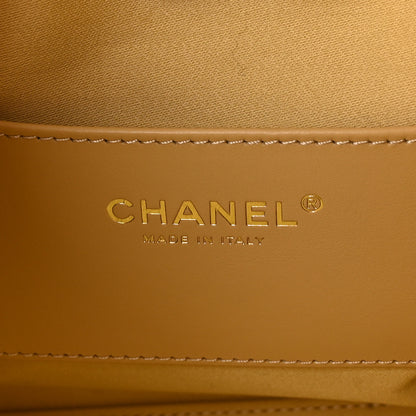 Chanel Metallic Caviar Quilted Small Chanel 25 Handbag Gold 6 of 11