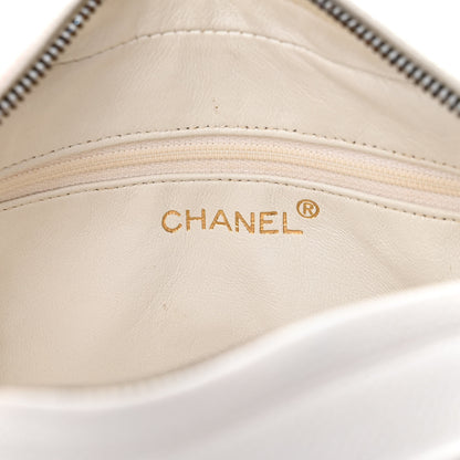 Chanel Caviar Quilted Camera Case White 6 of 15