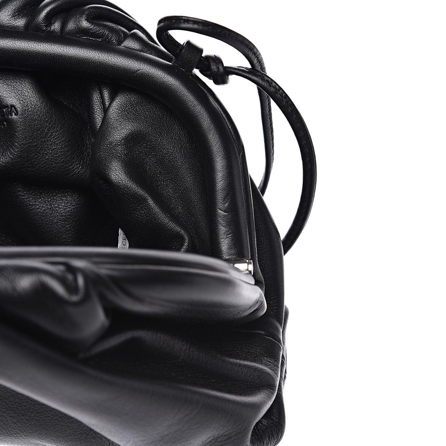 Bottega Veneta Butter Calfskin The Mini Pouch Black 10 of 11
