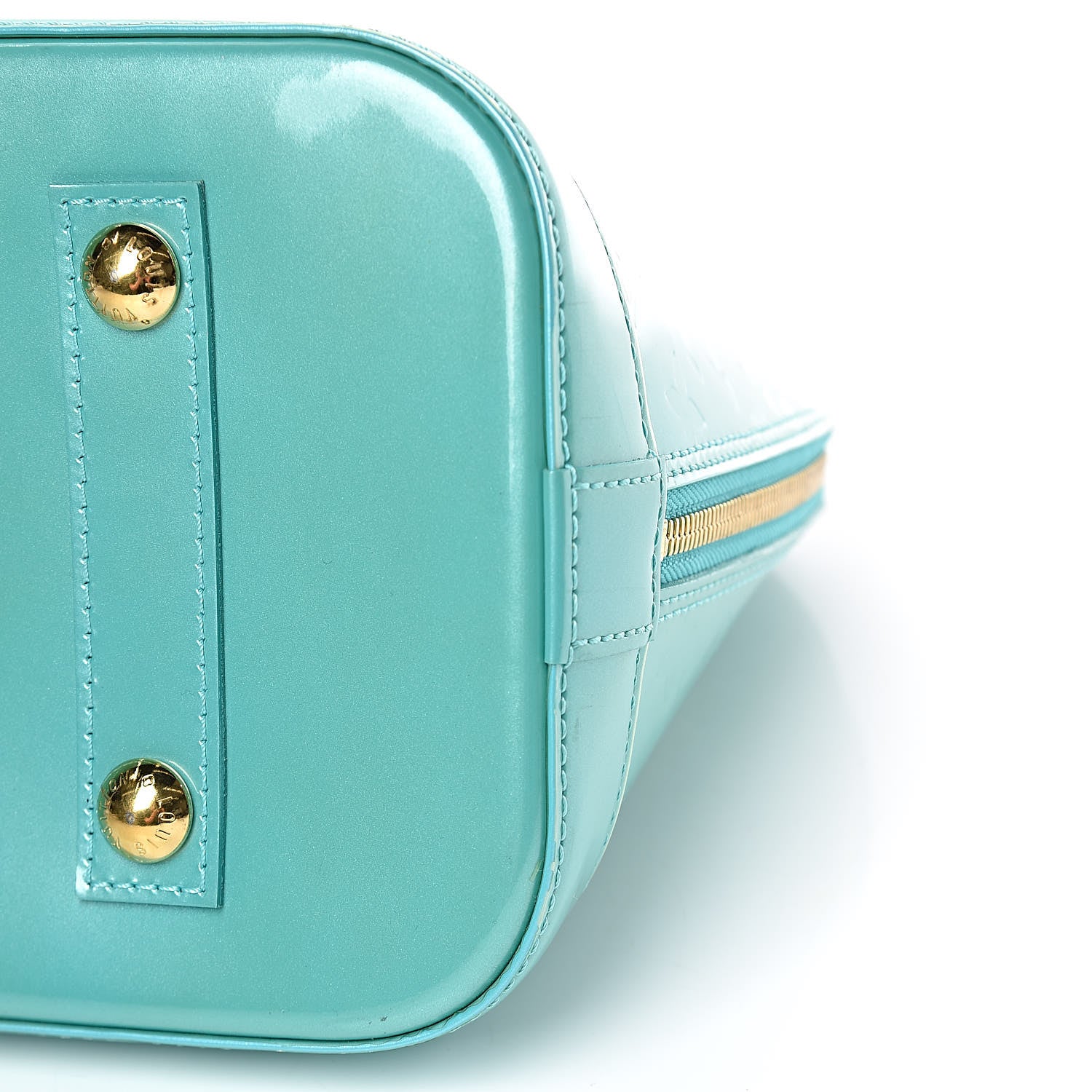 Louis Vuitton Vernis Alma PM Blue Lagon 6 of 16