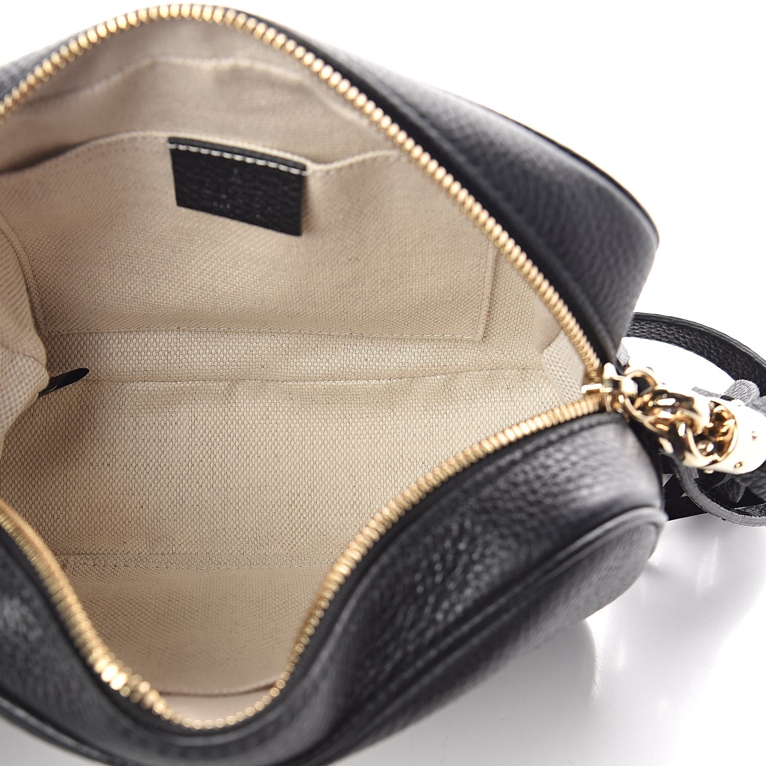 Gucci Pebbled Calfskin Small Soho Disco Bag Black 5 of 9