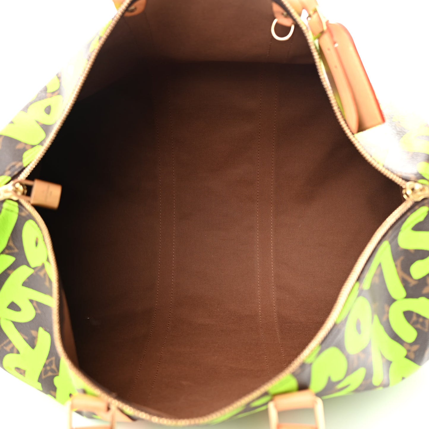 Monogram Graffiti Keepall 50 Green