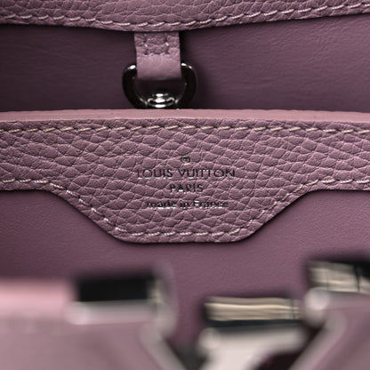 Louis Vuitton Taurillon Iris Blossom Capucines BB Light Purple 6 of 10