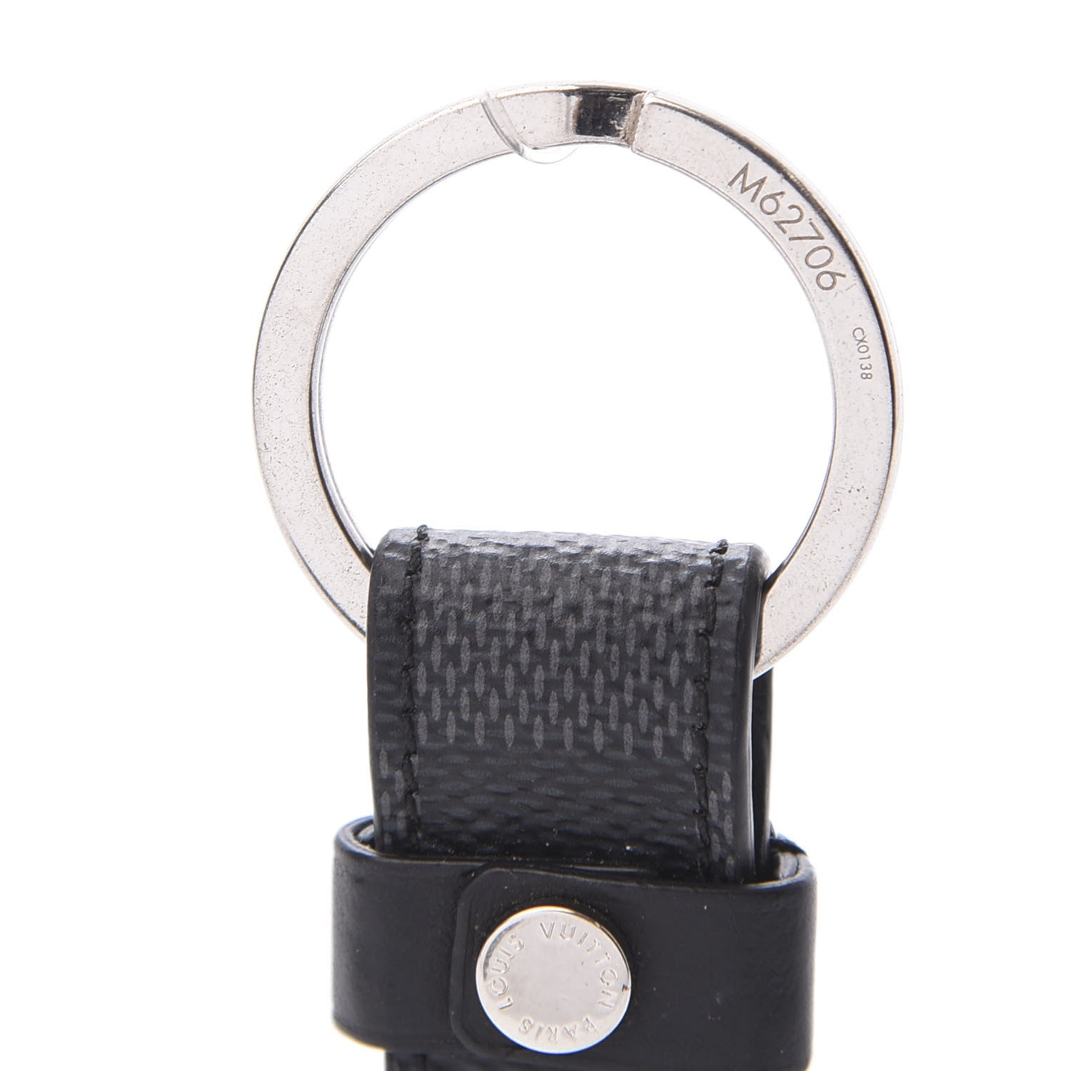 Louis Vuitton Damier Graphite LV Dragonne Key Holder 3 of 3