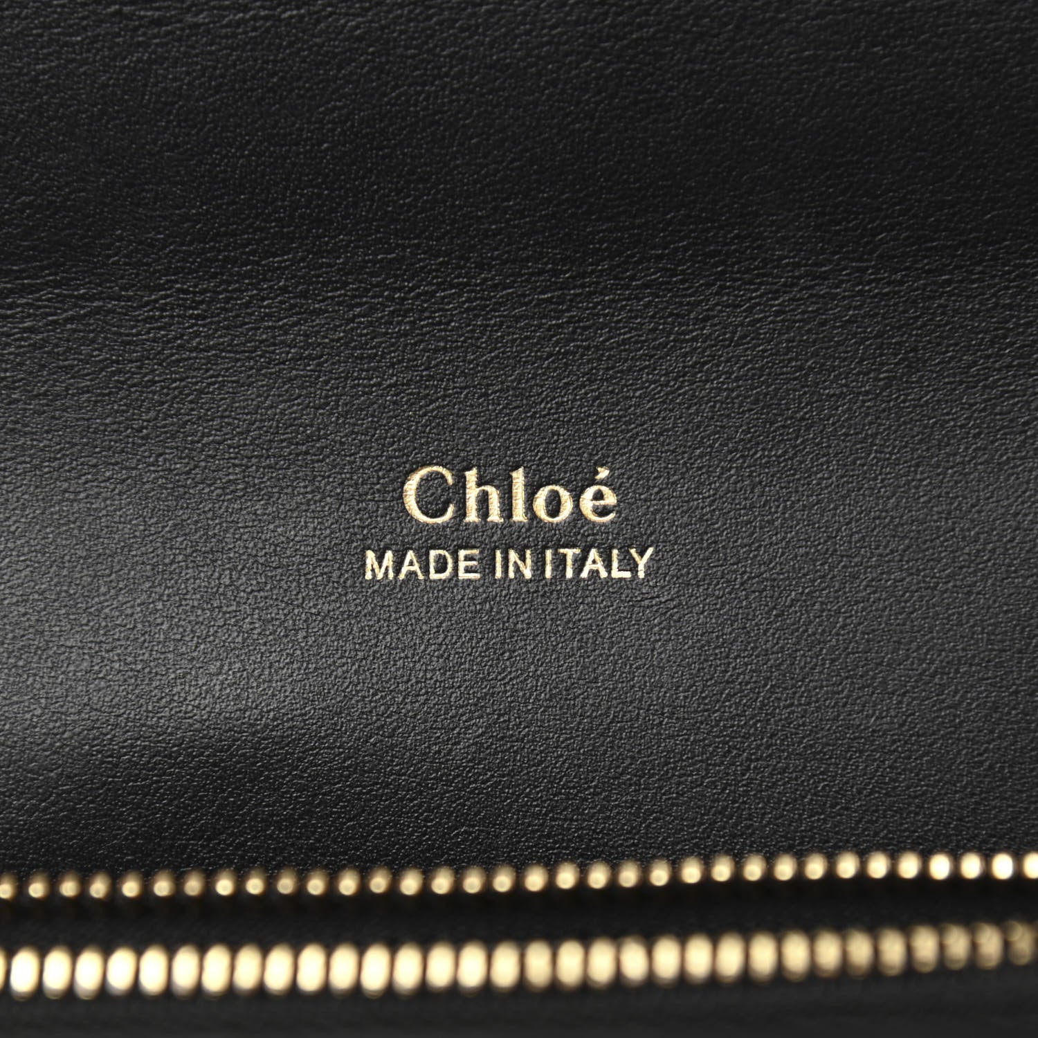 Chloe Shiny Goatskin Calfskin Aby Chain Shoulder Bag Black 7 of 11