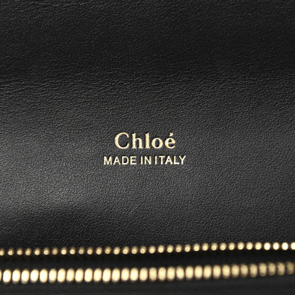 Chloe Shiny Goatskin Calfskin Aby Chain Shoulder Bag Black 7 of 11