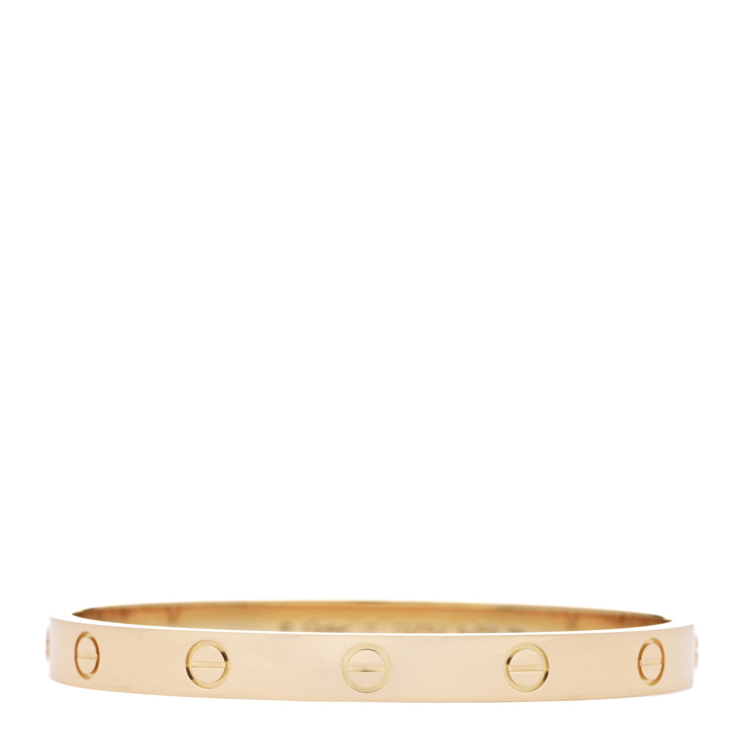 Cartier 18K Yellow Gold LOVE Bracelet 17 1 of 7