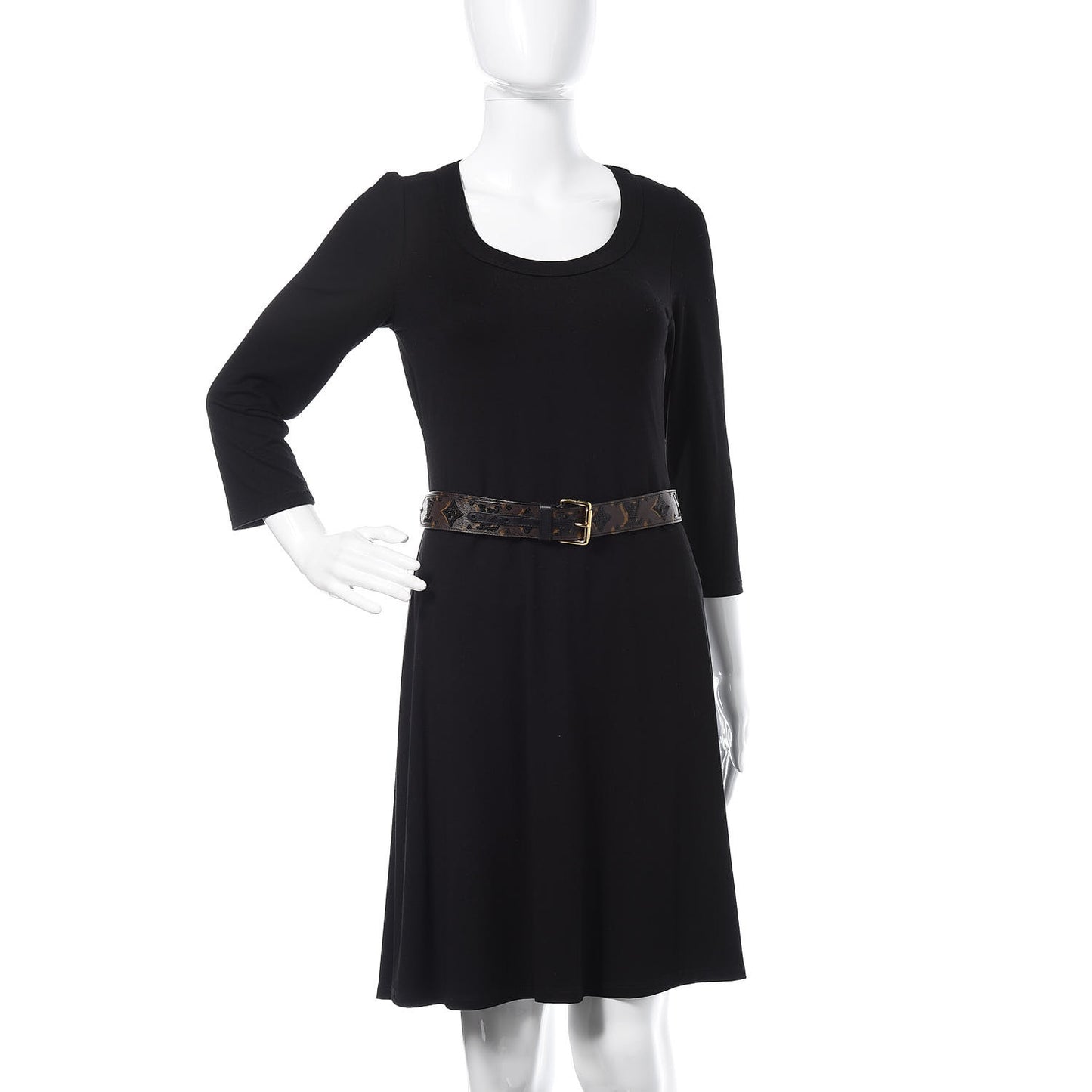 Monogram Sequins Eclipse Belt 80 32 Black