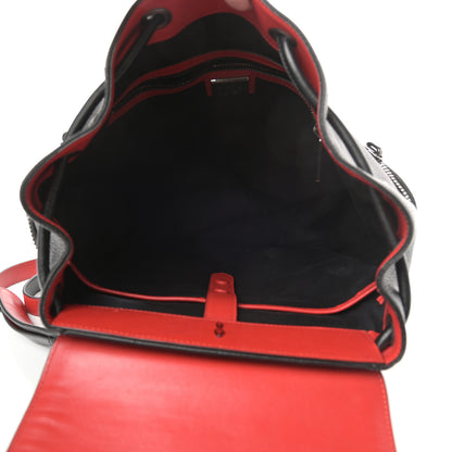 Christian Louboutin Calfskin Spiked Explorafunk Backpack Black 5 of 14