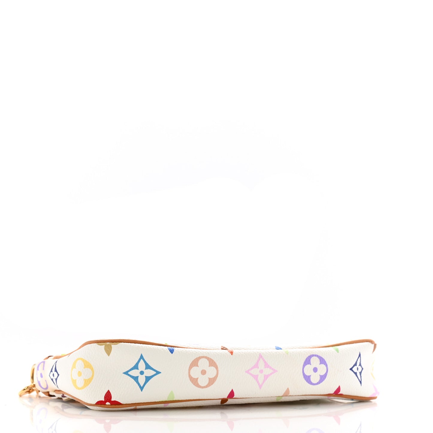 Monogram Multicolor Pochette Accessories White
