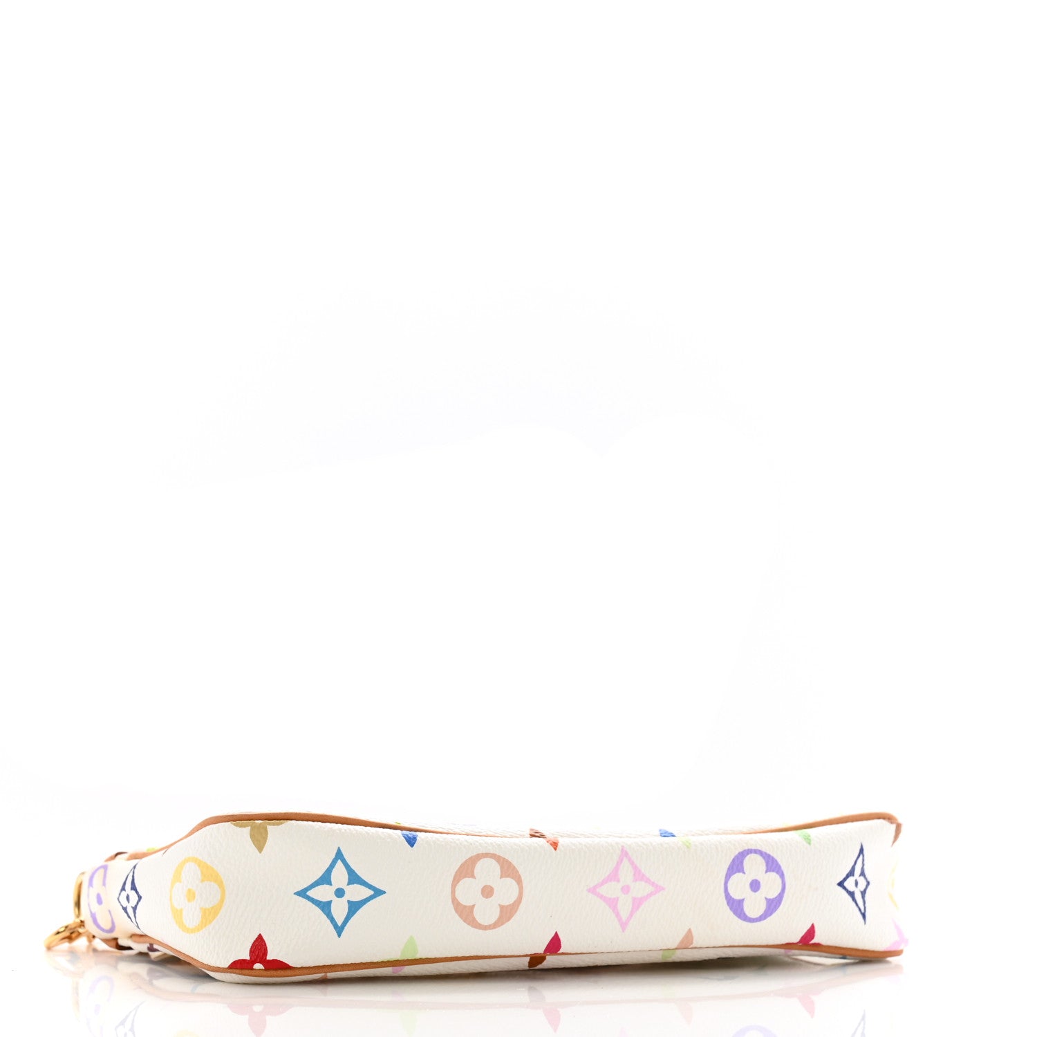 Louis Vuitton Monogram Multicolor Pochette Accessories White 4 of 11