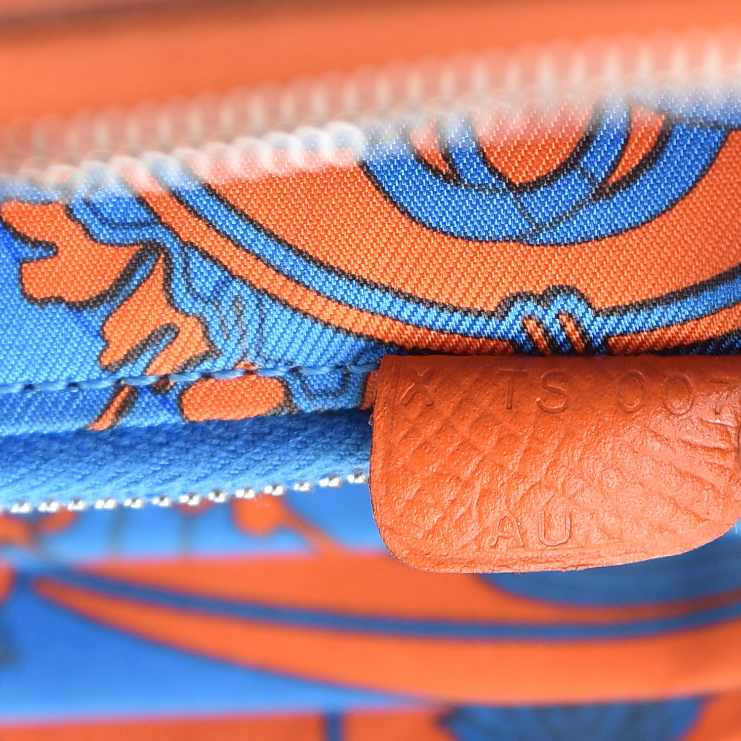 Hermes Epsom Silk'in Wallet Feu 7 of 13
