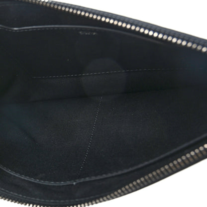 Christian Dior Coated Canvas CD Diamond Hit The Road A5 Pouch Black 5 of 6