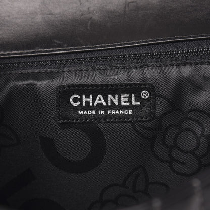 Chanel Lambskin Vertical Quilted Medium Single Flap Black 6 of 14
