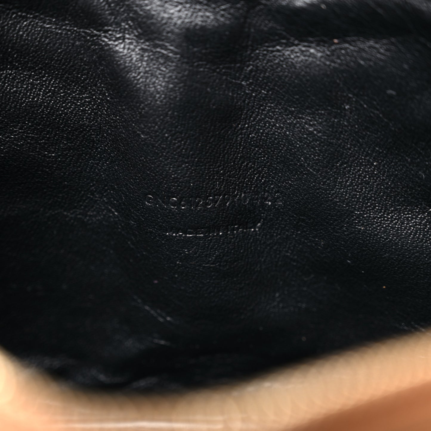 Grain De Poudre Matelasse Monogram Mini Lou Camera Bag Dark Natural