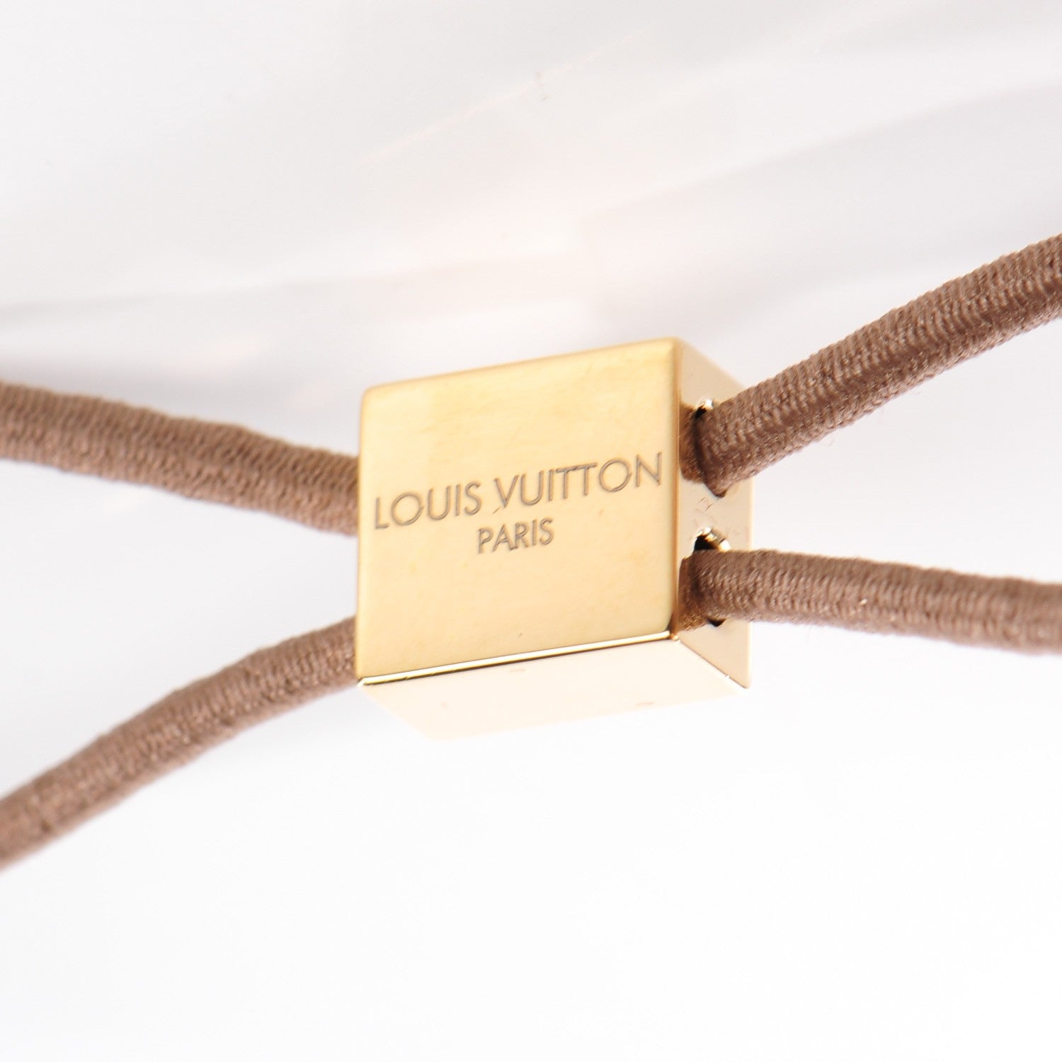 Louis Vuitton Swarovski Crystal Resin Inclusion Hair Cubes Praline 4 of 5