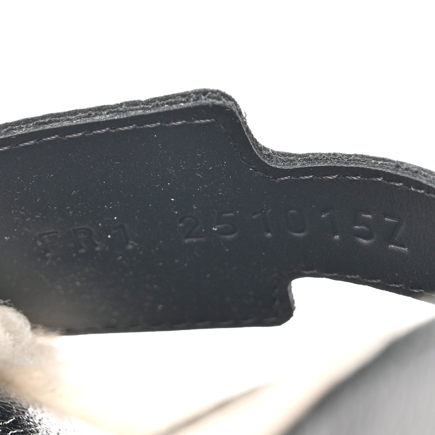 Hermes Glazed Nappa Shearling Shearling Go Mules 38.5 Black Ecru 8 of 10