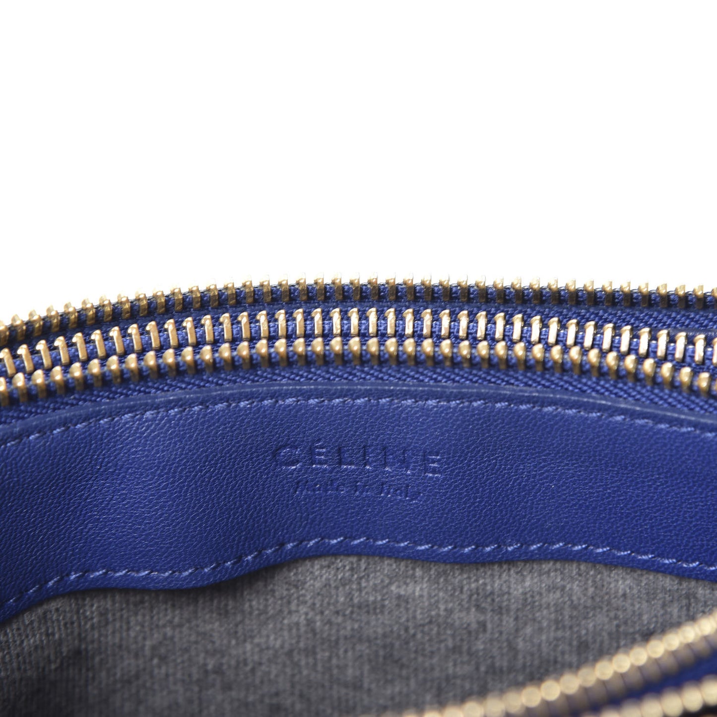 Lambskin Small Trio Crossbody Bag Electric Blue