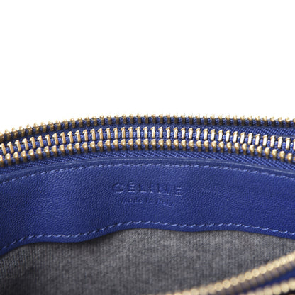 Celine Lambskin Small Trio Crossbody Bag Electric Blue 7 of 8