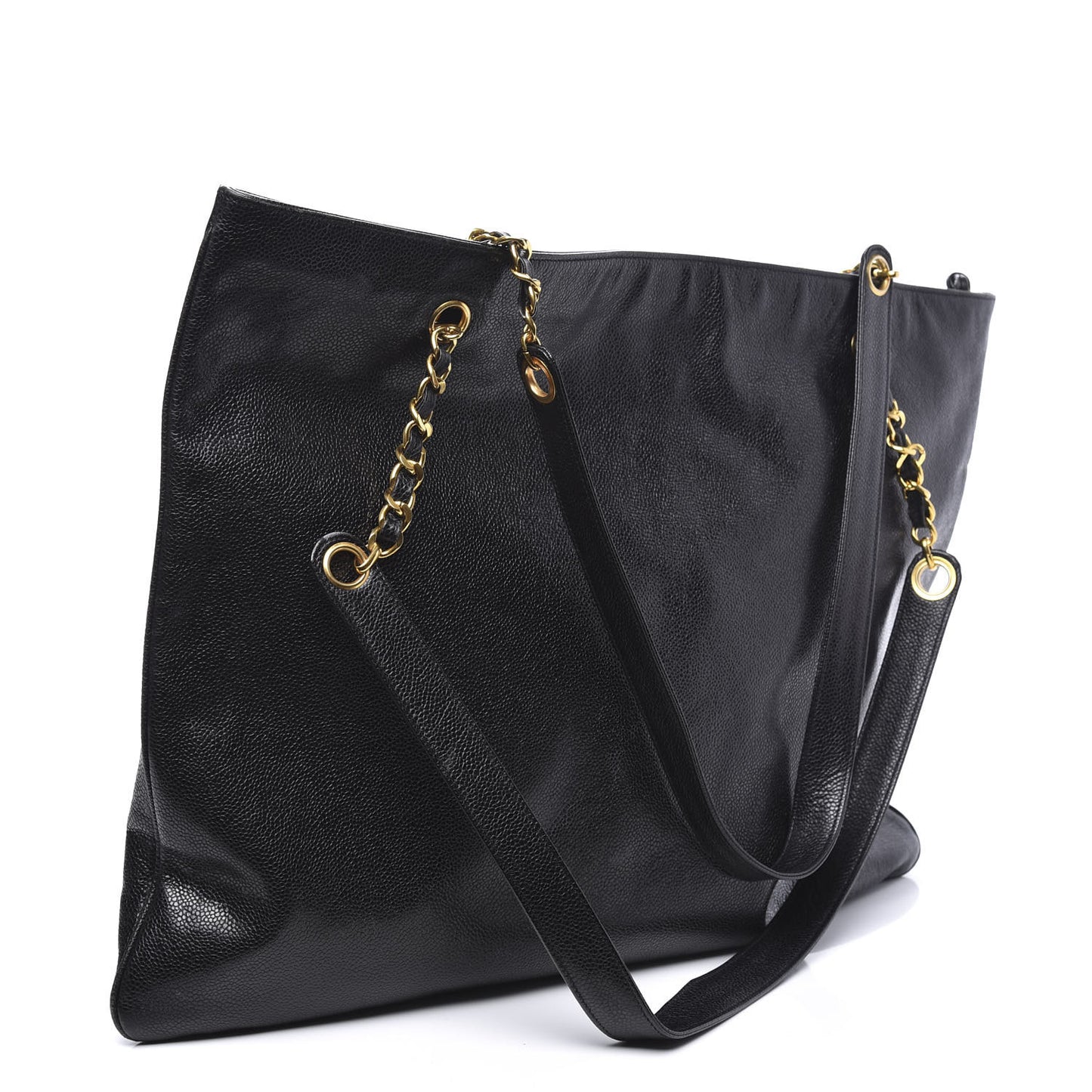 Caviar CC Shoulder Bag Black