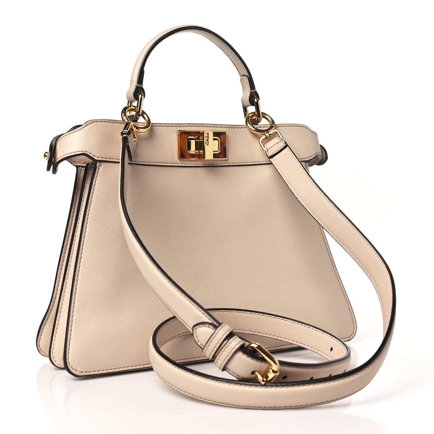 Vitello Seta Shiny Nappa Plexiglass Medium Peekaboo I SEE U Satchel Light Rose