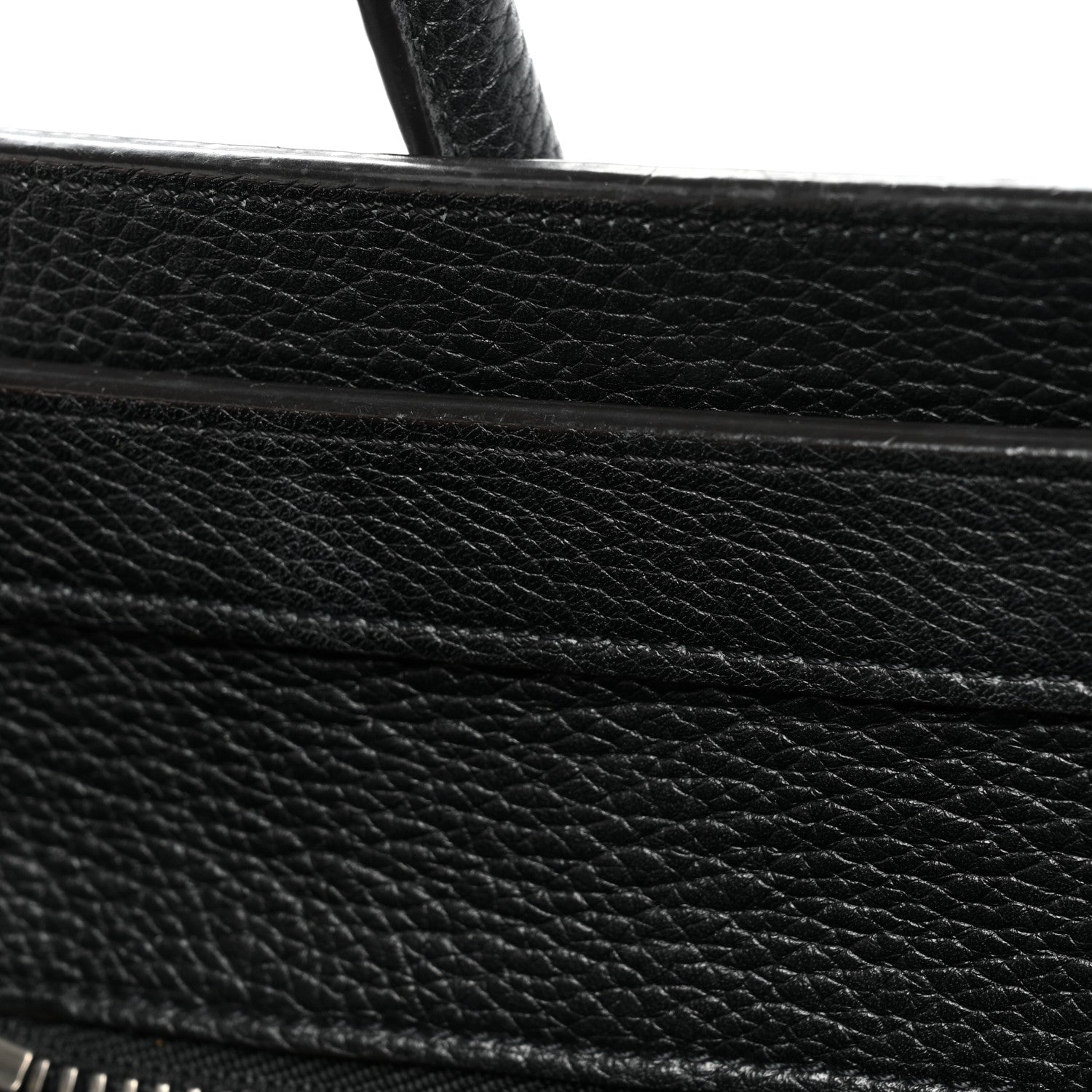 Celine Drummed Calfskin Micro Luggage Black 11 of 25