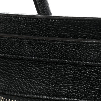 Celine Drummed Calfskin Micro Luggage Black 11 of 25