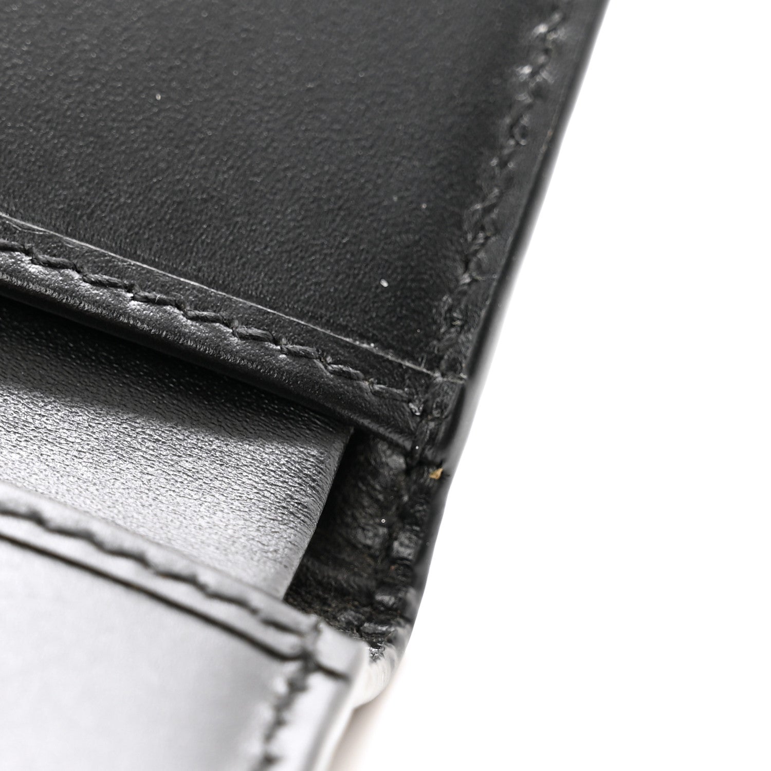 Gucci Guccissima Signature Web New Web Bi-Fold Coin Wallet Black 9 of 11