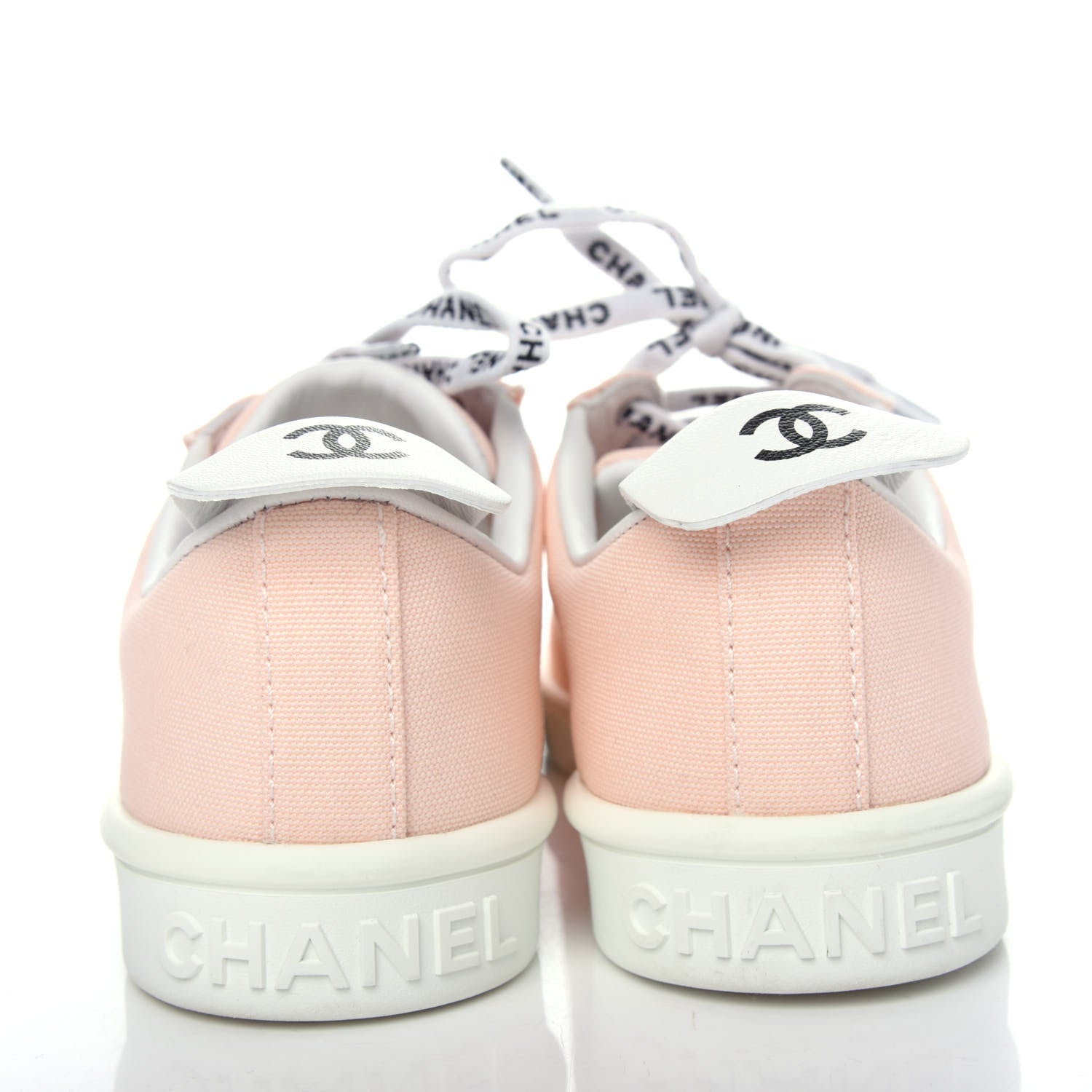 Chanel Canvas Womens Sneakers 38 Light Pink 7 of 11