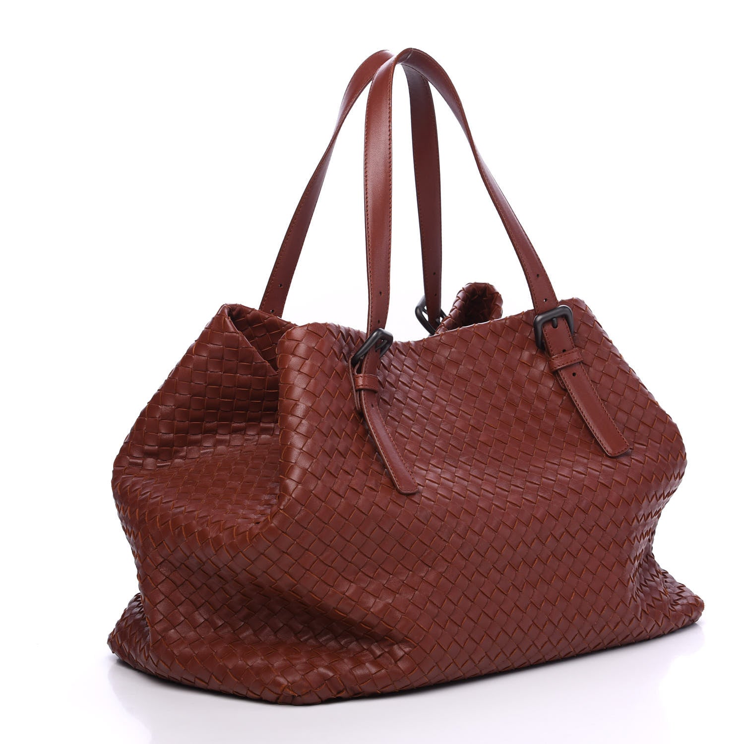 Bottega Veneta Nappa Intrecciato Large Cesta Tote Brique 2 of 13