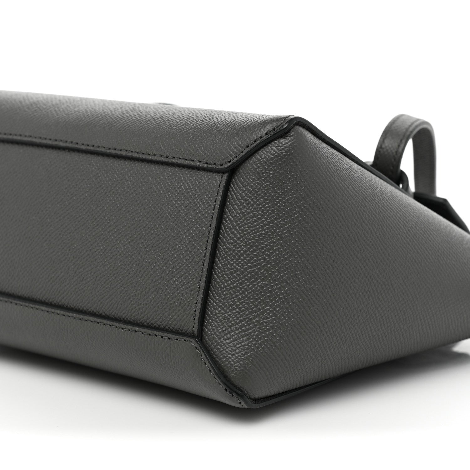 Celine Grained Calfskin Nano Belt Bag Grey 6 of 9