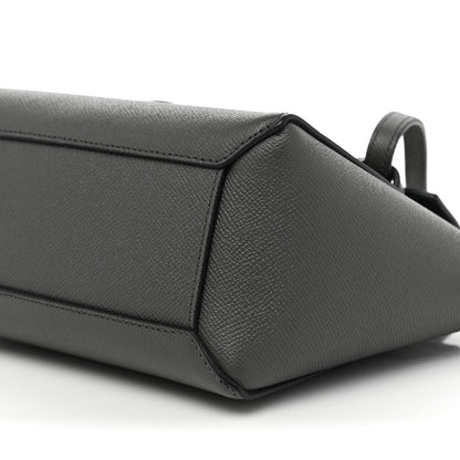 Celine Grained Calfskin Nano Belt Bag Grey 6 of 9