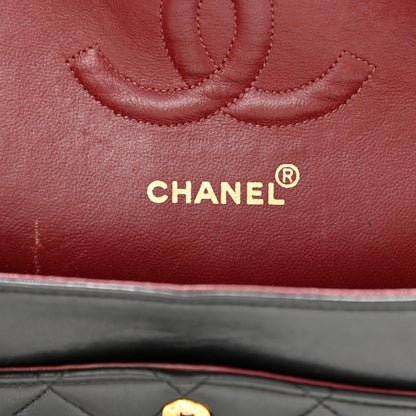 Chanel Lambskin Quilted Medium Double Flap Black 5 of 14