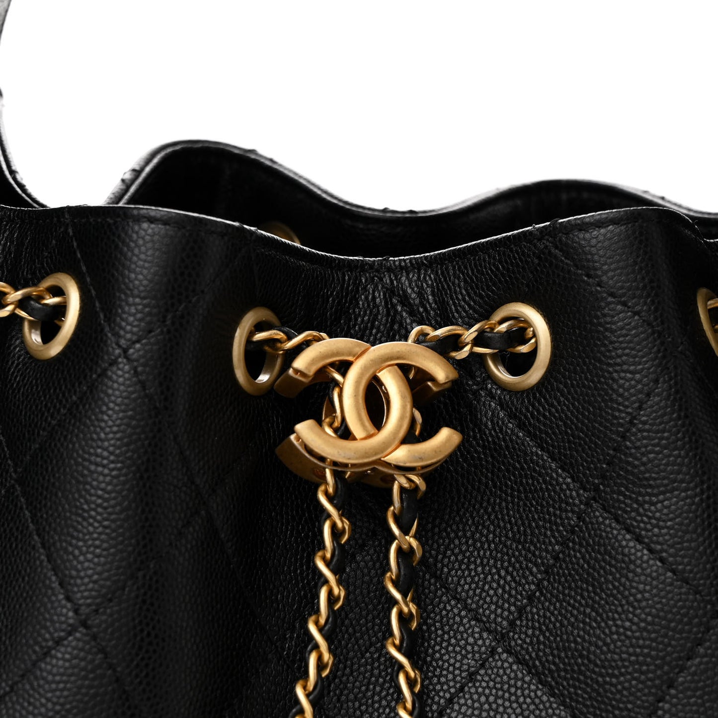Caviar Quilted Small Chanel 25 Handbag Black