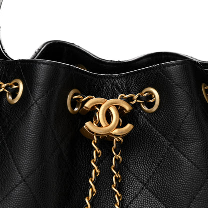 Chanel Caviar Quilted Small Chanel 25 Handbag Black 8 of 13